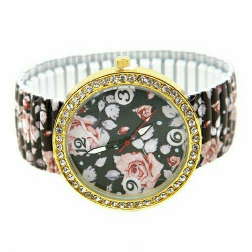 Time To Blossom Floral Watch